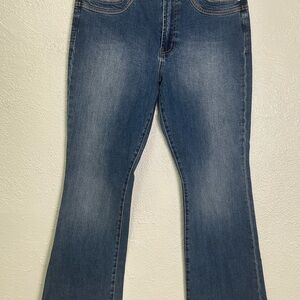 NWOT Dear John Women's Medium Blue Flare Jeans